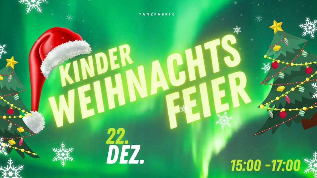 Green Christmas Party Flyer